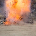 Explozie tragică într-o unitate militară