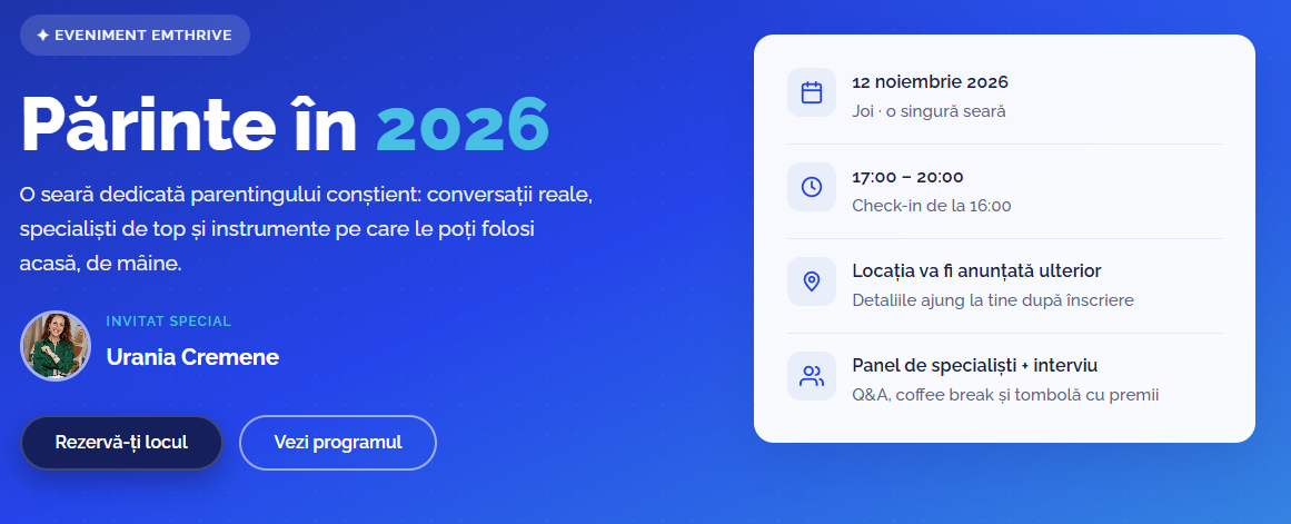 conferința „Părinte în 2026”